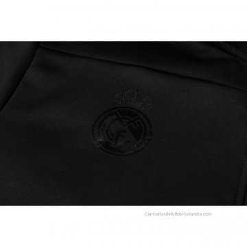Chandal con Capucha del Real Madrid 2021-2022 Negro
