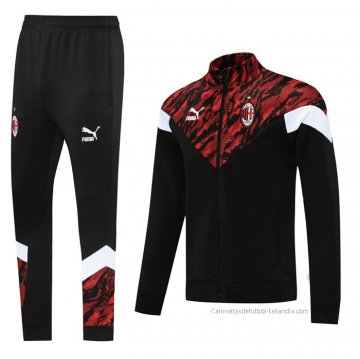 Chandal de Chaqueta del AC Milan 2021 Negro