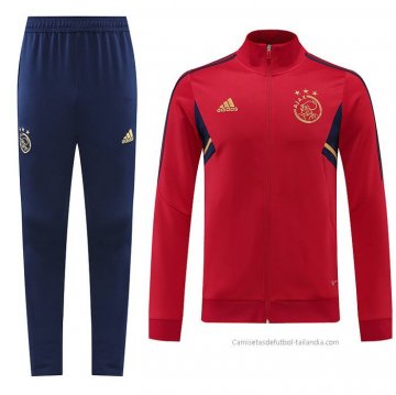 Chandal de Chaqueta del Ajax 2022-2023 Rojo Chandal de Chaqueta del Ajax 2022-2023 Rojo