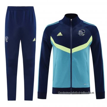 Chandal de Chaqueta del Ajax 2024-2025 Azul Chandal de Chaqueta del Ajax 2024-2025 Azul