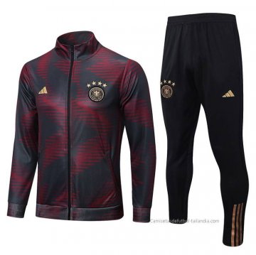 Chandal de Chaqueta del Alemania 2022-2023 Rojo y Negro Chandal de Chaqueta del Alemania 2022-2023 Rojo y Negro