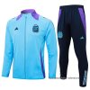 Chandal de Chaqueta del Argentina Nino 2024-2025 Azul Claro Chandal de Chaqueta del Argentina Nino 2024-2025 Azul Claro