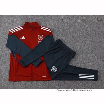 Chandal de Chaqueta del Arsenal 2025-2026 Rojo Negro
