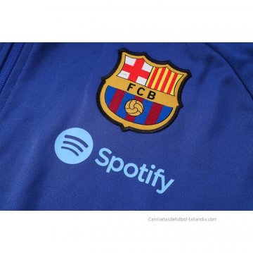 Chandal de Chaqueta del Barcelona 2022-2023 Azul