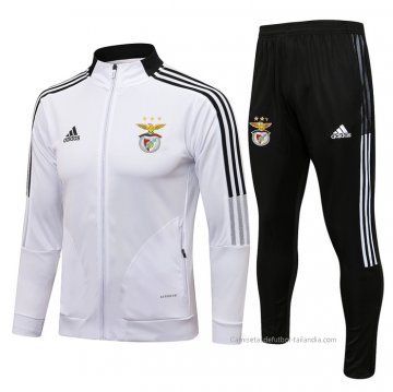 Chandal de Chaqueta del Benfica 2021-2022 Blanco Chandal de Chaqueta del Benfica 2021-2022 Blanco