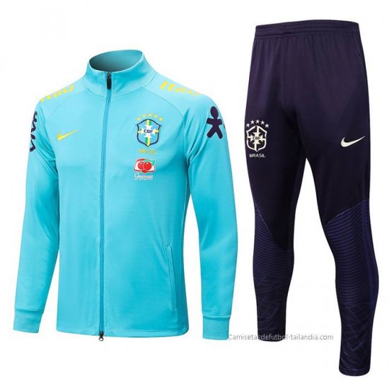 Chandal de Chaqueta del Brasil 2022-2023 Azul - Haga un click en la imagen para cerrar