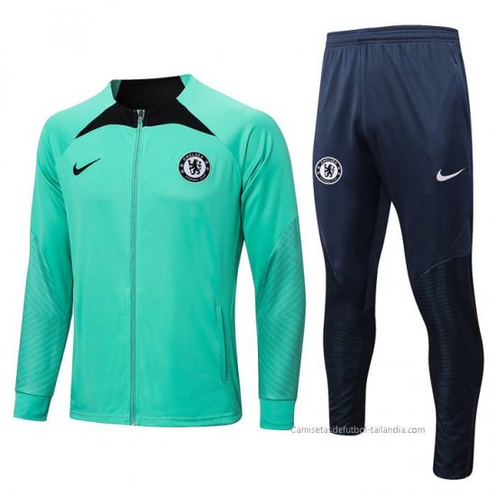 Chandal de Chaqueta del Chelsea 2022-2023 Verde - Haga un click en la imagen para cerrar