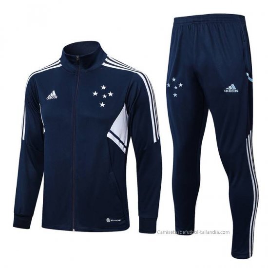 Chandal de Chaqueta del Cruzeiro 2022-2023 Azul - Haga un click en la imagen para cerrar