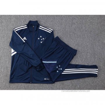 Chandal de Chaqueta del Cruzeiro 2022-2023 Azul
