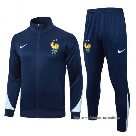 Chandal de Chaqueta del Francia Nino 2024-2025 Azul - Haga un click en la imagen para cerrar