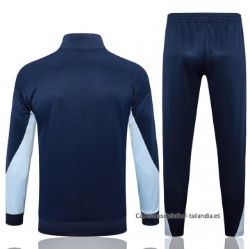 Chandal de Chaqueta del Francia Nino 2024-2025 Azul