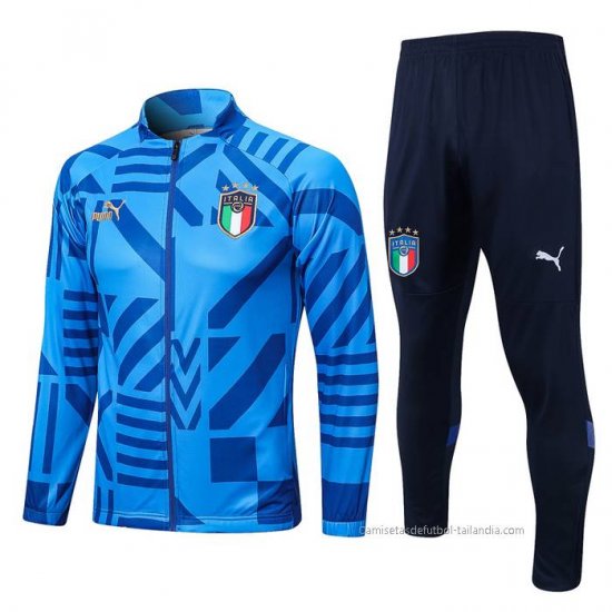 Chandal de Chaqueta del Italia 2022-2023 Azul - Haga un click en la imagen para cerrar