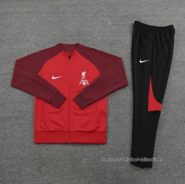 Chandal de Chaqueta del Liverpool 2024-2025 Rojo