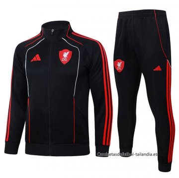 Chandal de Chaqueta del Liverpool 2025-2026 Negro