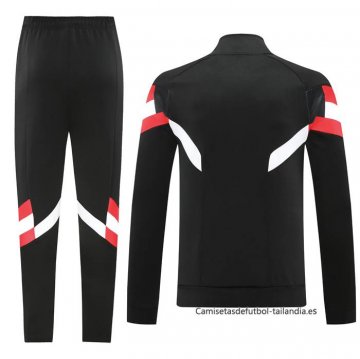 Chandal de Chaqueta del Manchester United Nino 2024-2025 Negro