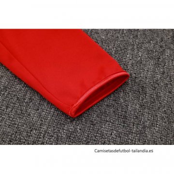 Chandal de Chaqueta del Manchester United Nino 2024-2025 Rojo