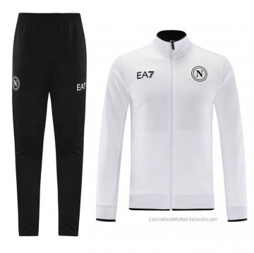 Chandal de Chaqueta del Napoli 2023-2024 Blanco Chandal de Chaqueta del Napoli 2023-2024 Blanco