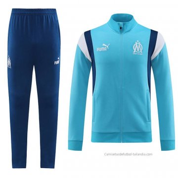 Chandal de Chaqueta del Olympique Marsella Nino 2023-2024 Azul Chandal de Chaqueta del Olympique Marsella Nino 2023-2024 Azul