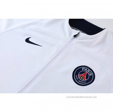 Chandal de Chaqueta del Paris Saint-Germain 2022-2023 Blanco