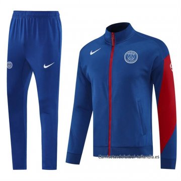 Chandal de Chaqueta del Paris Saint-Germain 2025-2026 Azul Rojo Chandal de Chaqueta del Paris Saint-Germain 2025-2026 Azul Rojo
