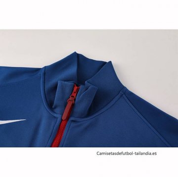 Chandal de Chaqueta del Paris Saint-Germain 2025-2026 Azul Rojo