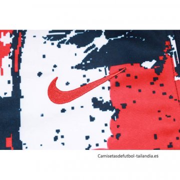 Chandal de Chaqueta del Paris Saint-Germain 2024-2025 Rojo y Azul