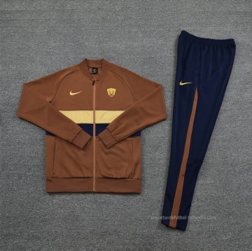 Chandal de Chaqueta del Pumas UNAM 2021-2022 Marron