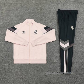 Chandal de Chaqueta del Real Madrid 2024-2025 Rosa
