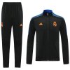 Chandal de Chaqueta del Real Madrid 2021-2022 Negro Chandal de Chaqueta del Real Madrid 2021-2022 Negro