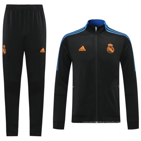Chandal de Chaqueta del Real Madrid 2021-2022 Negro - Haga un click en la imagen para cerrar