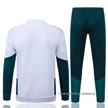 Chandal de Chaqueta del Real Madrid 2026-2027 Blanco Rojo