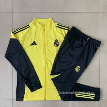 Chandal de Chaqueta del Real Madrid Nino 2025-2026 Amarillo