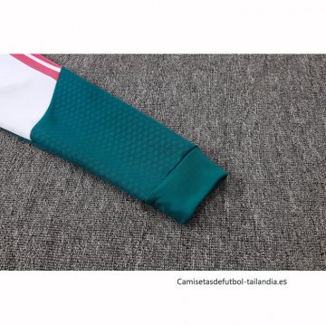 Chandal de Chaqueta del Real Madrid Nino 2026-2027 Blanco Rojo