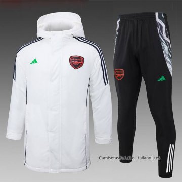 Chandal de Invierno del Arsenal 2024-2025 Blanco Chandal de Invierno del Arsenal 2024-2025 Blanco