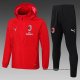 Chandal de Rompevientos del AC Milan 2024-2025 Rojo