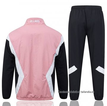 Chandal de Rompevientos del Paris Saint-Germain 2025-2026 Rosa Negro