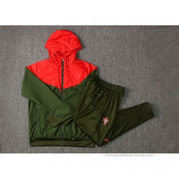 Chandal de Rompevientos del Portugal 2021-2022 Verde