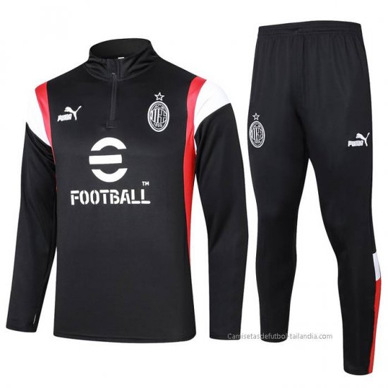 Chandal de Sudadera del AC Milan 2023-2024 Negro - Haga un click en la imagen para cerrar
