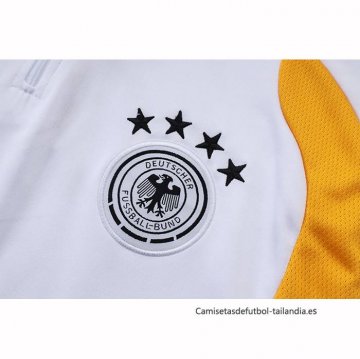 Chandal de Sudadera del Alemania 2025-2026 Blanco Rojo