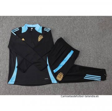 Chandal de Sudadera del Argentina Nino 2024-2025 Negro
