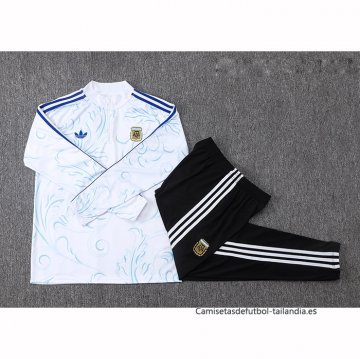 Chandal de Sudadera del Argentina Nino 2026-2027 Blanco