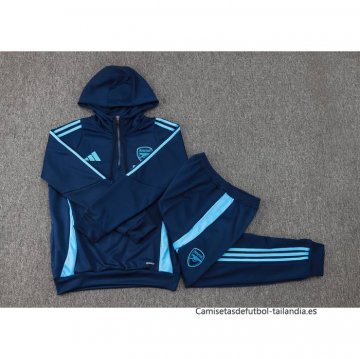Chandal de Sudadera del Arsenal 2024-2025 Azul