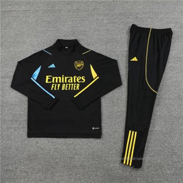 Chandal de Sudadera del Arsenal 2023-2024 Negro
