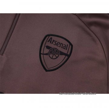 Chandal de Sudadera del Arsenal Nino 2024-2025 Gris Purpura