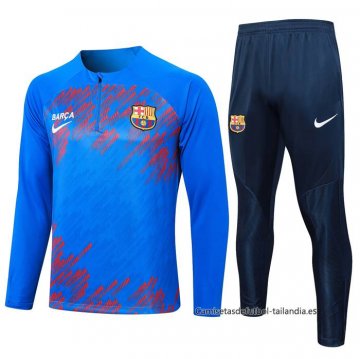 Chandal de Sudadera del Barcelona 2024-2025 Azul Chandal de Sudadera del Barcelona 2024-2025 Azul