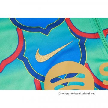 Chandal de Sudadera del Barcelona 2024-2025 Verde