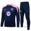 Chandal de Sudadera del Barcelona 2025-2026 Azul Rosa Chandal de Sudadera del Barcelona 2025-2026 Azul Rosa