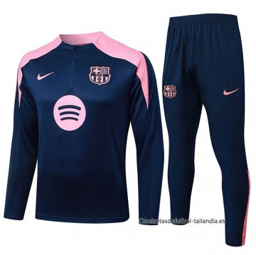 Chandal de Sudadera del Barcelona 2025-2026 Azul Rosa Chandal de Sudadera del Barcelona 2025-2026 Azul Rosa