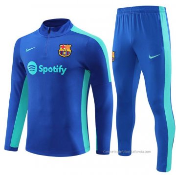 Chandal de Sudadera del Barcelona Nino 2023-2024 Azul Chandal de Sudadera del Barcelona Nino 2023-2024 Azul