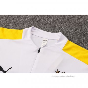 Chandal de Sudadera del Borussia Dortmund 2021-2022 Blanco